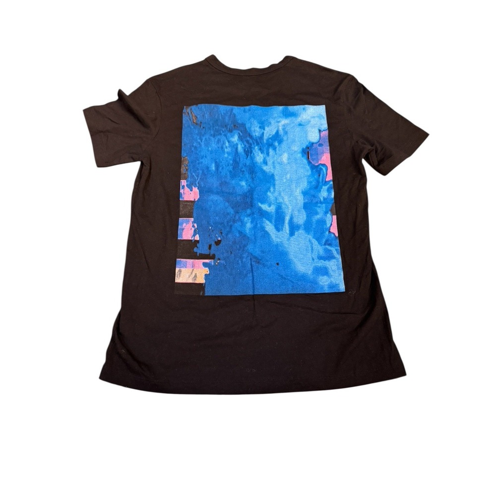 Proenza Schouler Abstract Art Graphic Pocket Tee Black Size Small Unisex!